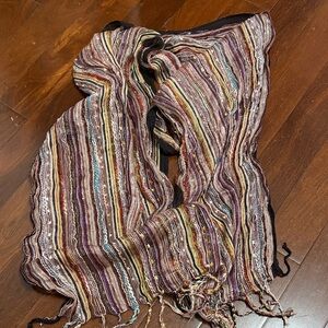 Multicolored whimsical scarf